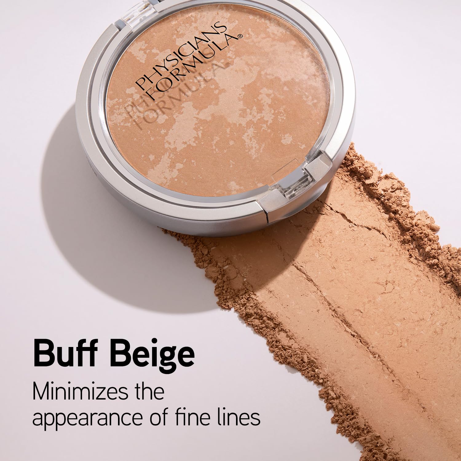 Physicians Formula Mineral Wear Talc-Free Face Powder, Light Coverage Mineral Makeup for Sensitive Skin – Buff Beige
