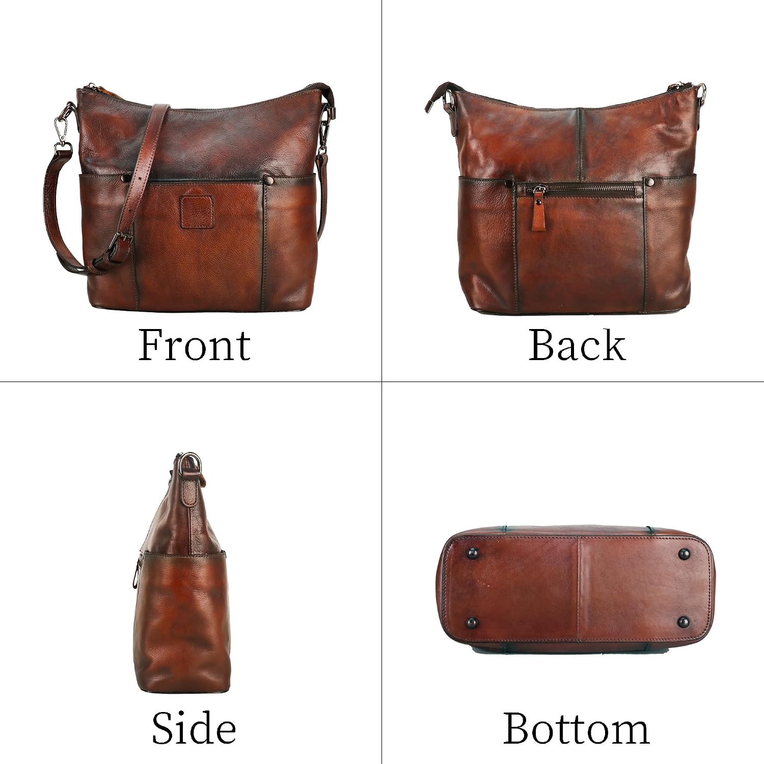 Hobo Bag For Women Crossbody Bag Purse And Handbag Leather Shouler Bags