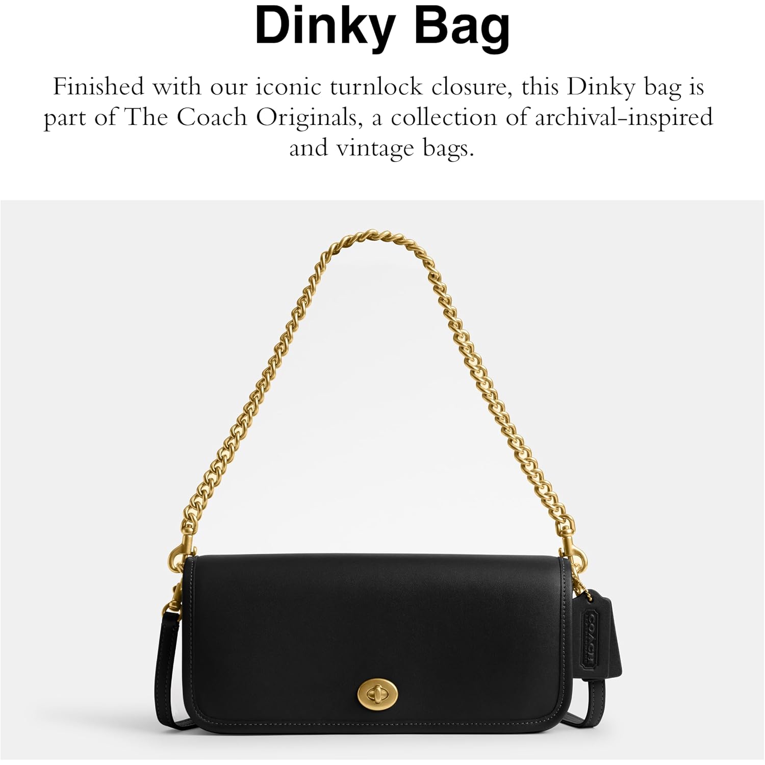 Coach Women'S The Coach Originals Glovetanned Dinky