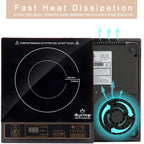 Duxtop 1800W Portable Induction Cooktop Countertop Burner, Gold 8100Mc/Bt-180G3