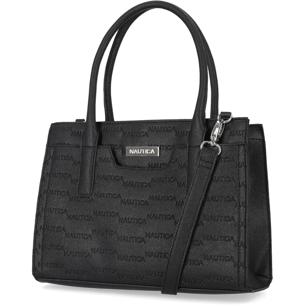 Nautica Womens Sandy Jr. Top Handel Satchel with Removable Crossbody Strap