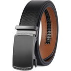 Goiacii Men Belt Ratchet Leather Belt Effortless Style For Men'S Dress Casual Jeans Trim To Fit