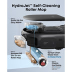 Eufy C28 Robot Vacuum And Mop Combo, 15,000 Pa, Hydrojet Roller Mop | Upgraded From X10 Pro, Zero-Tangle For Pet Hair, Auto Mop Washing&Drying, Self-Emptying&Refilling 2026 New