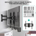 WALI Universal TV Mounting Hardware Kit Set Includes M4 M5 M6 M8 TV Screws and Spacer Fit Most TVs up to 80 inch (UVSP), Black