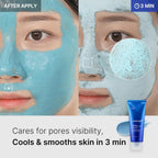 Medicube Zero Pore Blackhead Mud Facial Mask - Skin Cooling & Pore Tightening - 3 Minute Quick Dry Formula With Aha, Bha, Pha, And Pore-Purifying Clay - Korean Mud Mask 3.52 Oz