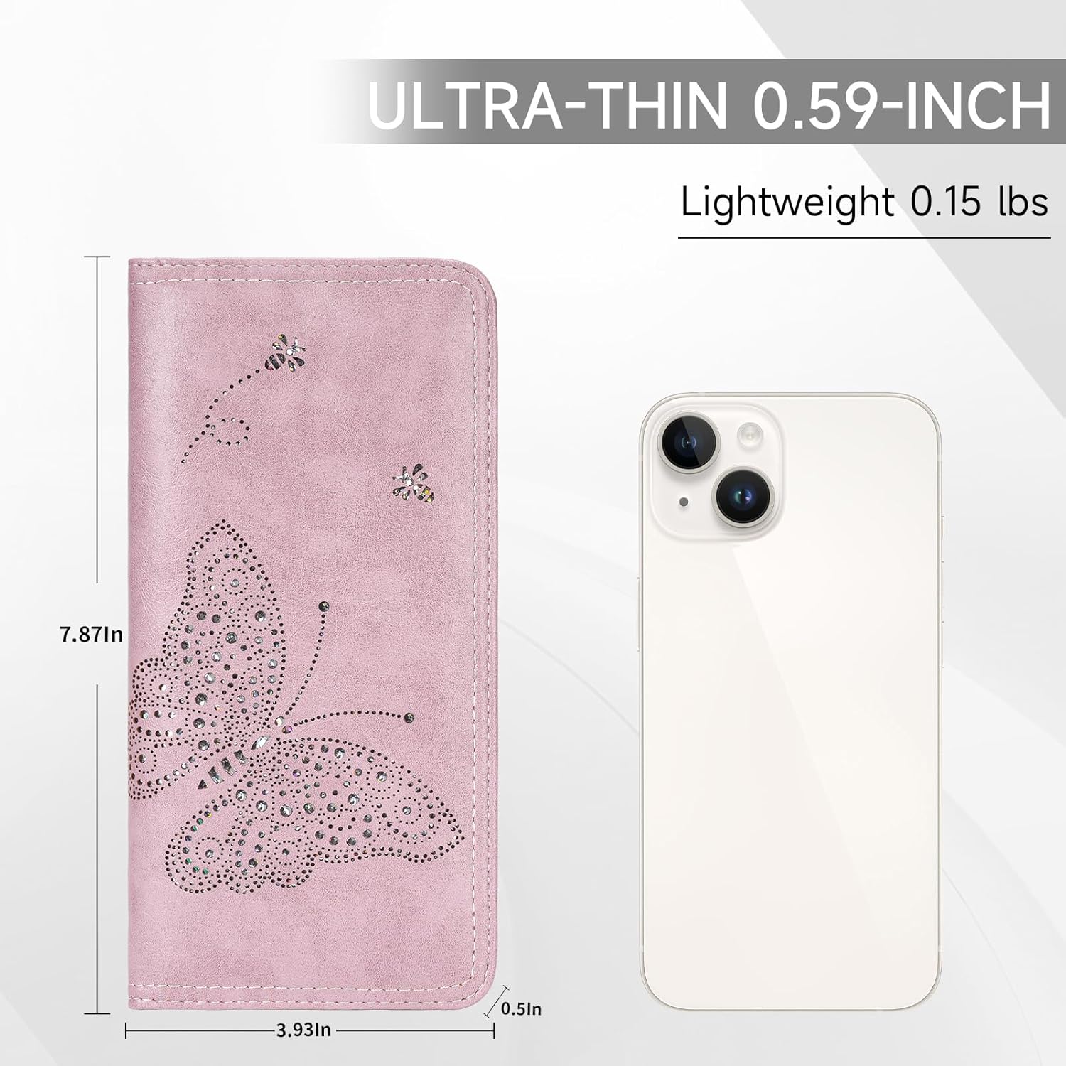 KITEVIUN RFID Wallet Women Ultra Slim Thin Womens Wallet Compact Clutch Long Ladies Wallet for Women PURPLE