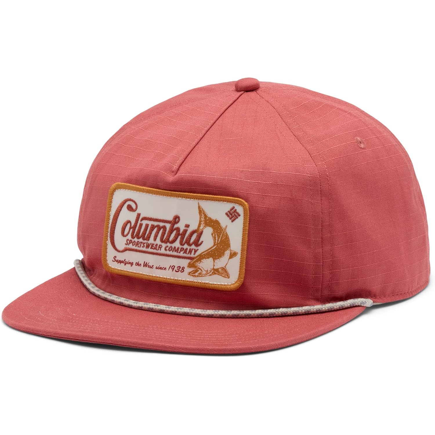 Columbia Ratchet Strap Snap Back Washed Red/West Fish