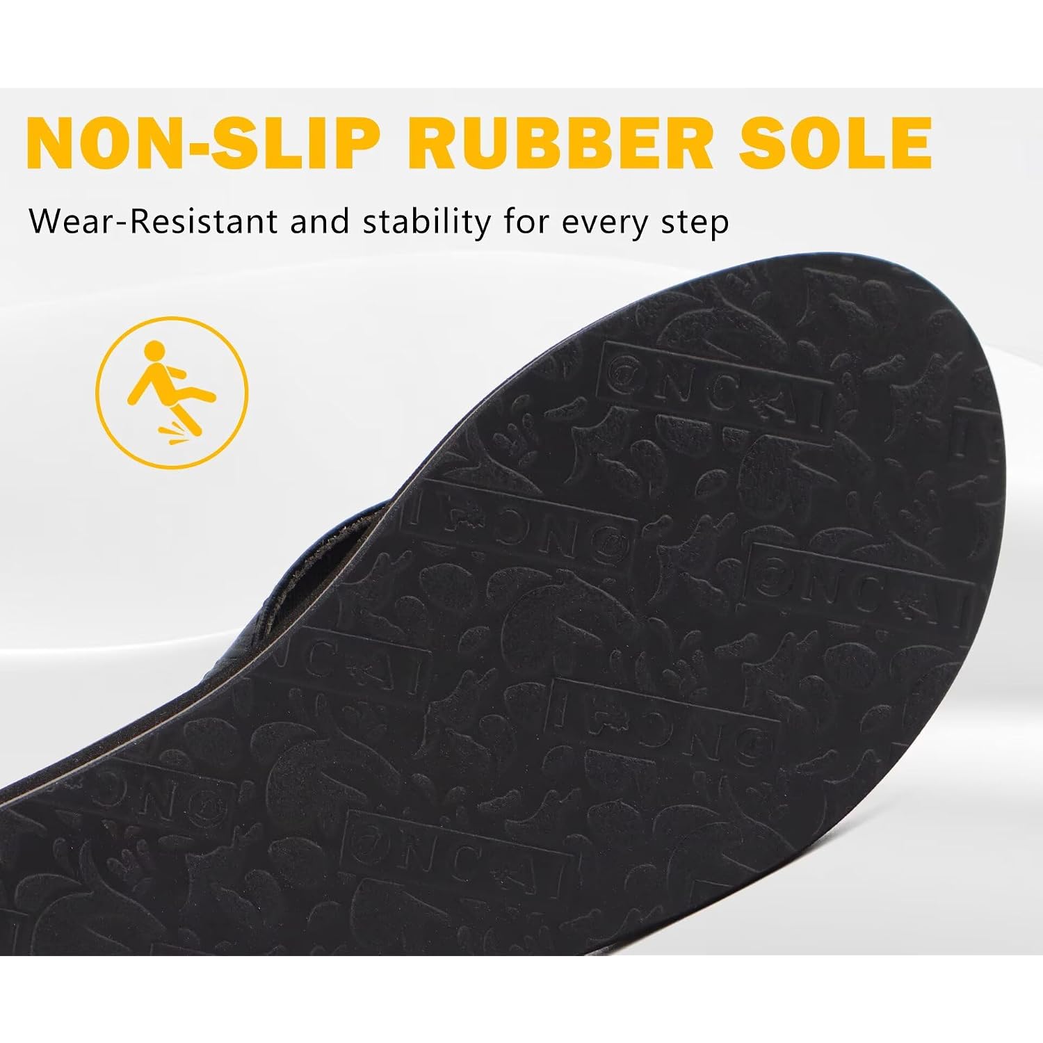 Oncai Women'S Flip Flops Comfortable Summer Beach Thong Sandals For Women With Cushion Walking Arch Support Yoga Mat Indoor Outdoor Soles