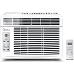 Midea 5,000 Btu Window Air Conditioner, Cools Up To 150 Sq. Ft. With Easy-To-Use Reusable Filter, Remote, Perfect Ac For Bedroom, Living Room, Home Office, Electronic Control