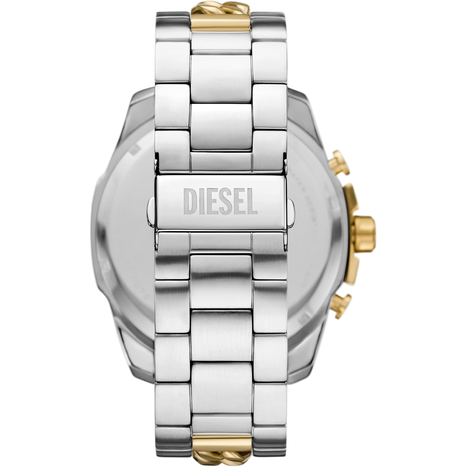 Diesel Mega Chief Watch For Men, Chronograph Two-Tone Stainless Steel Men'S Watch