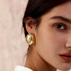 Risamil 2/3 Pairs Chunky Gold Earrings for Women Trendy, 14K Gold Plated Statement Earrings for Women Big Large Higgie Hoop Earrings Hypoallergenic Stud Earring Sets Gold Jewelry Set for Women Fashion Accessories