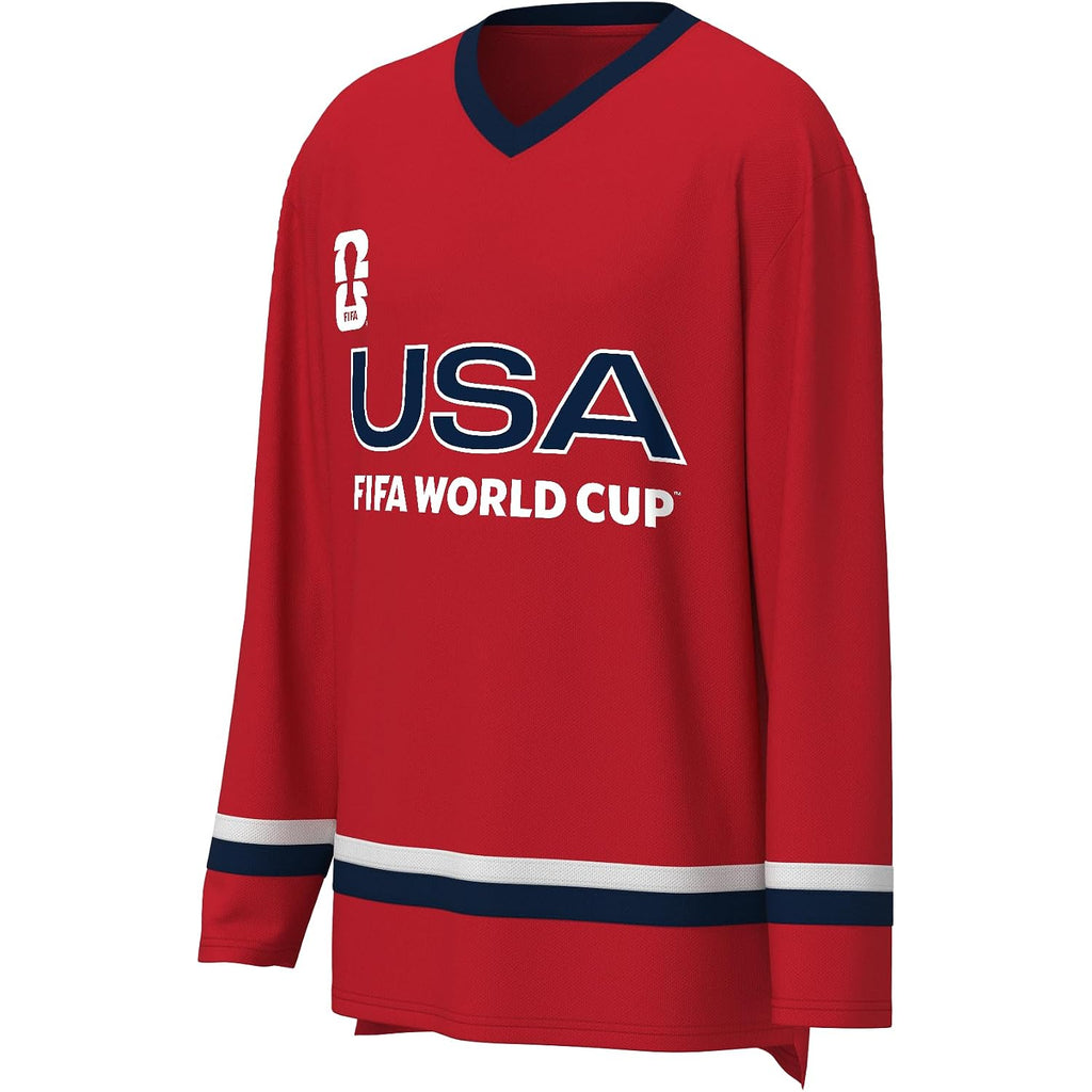 Outerstuff Fifa World Cup 2026 Mens Long Sleeve V-Neck Hockey Jersey