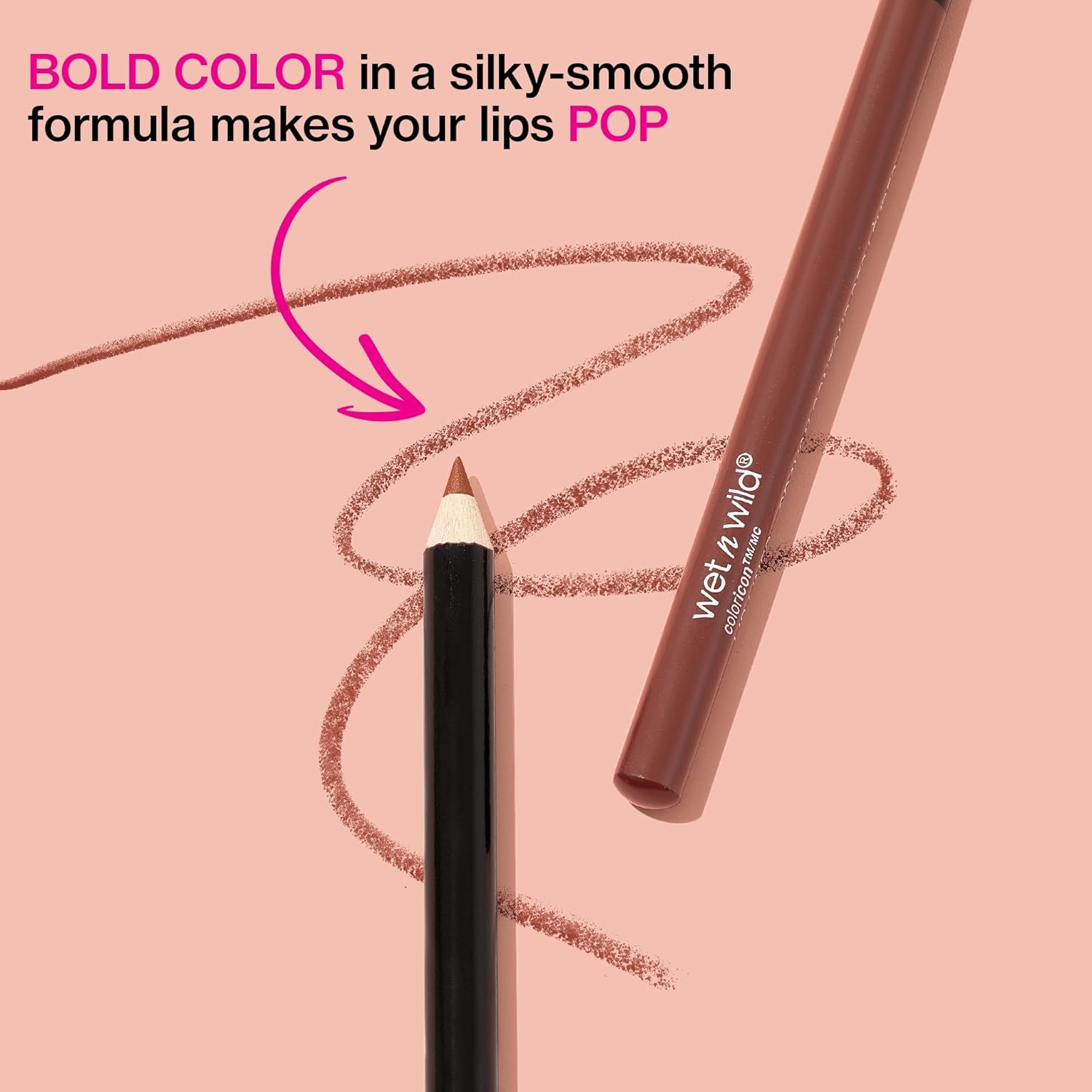 Lip Liner Pencil By Wet n Wild Color Icon Lip Color Makeup, Brandy Wine