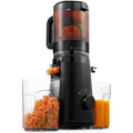 Tuumiist Juicer Machines, Cold Press Juicer With 5.8" Extra Large Feed Chute Fit Whole Fruits & Vegetables Easy To Clean, High Juice Yield, Bpa Free (Black)