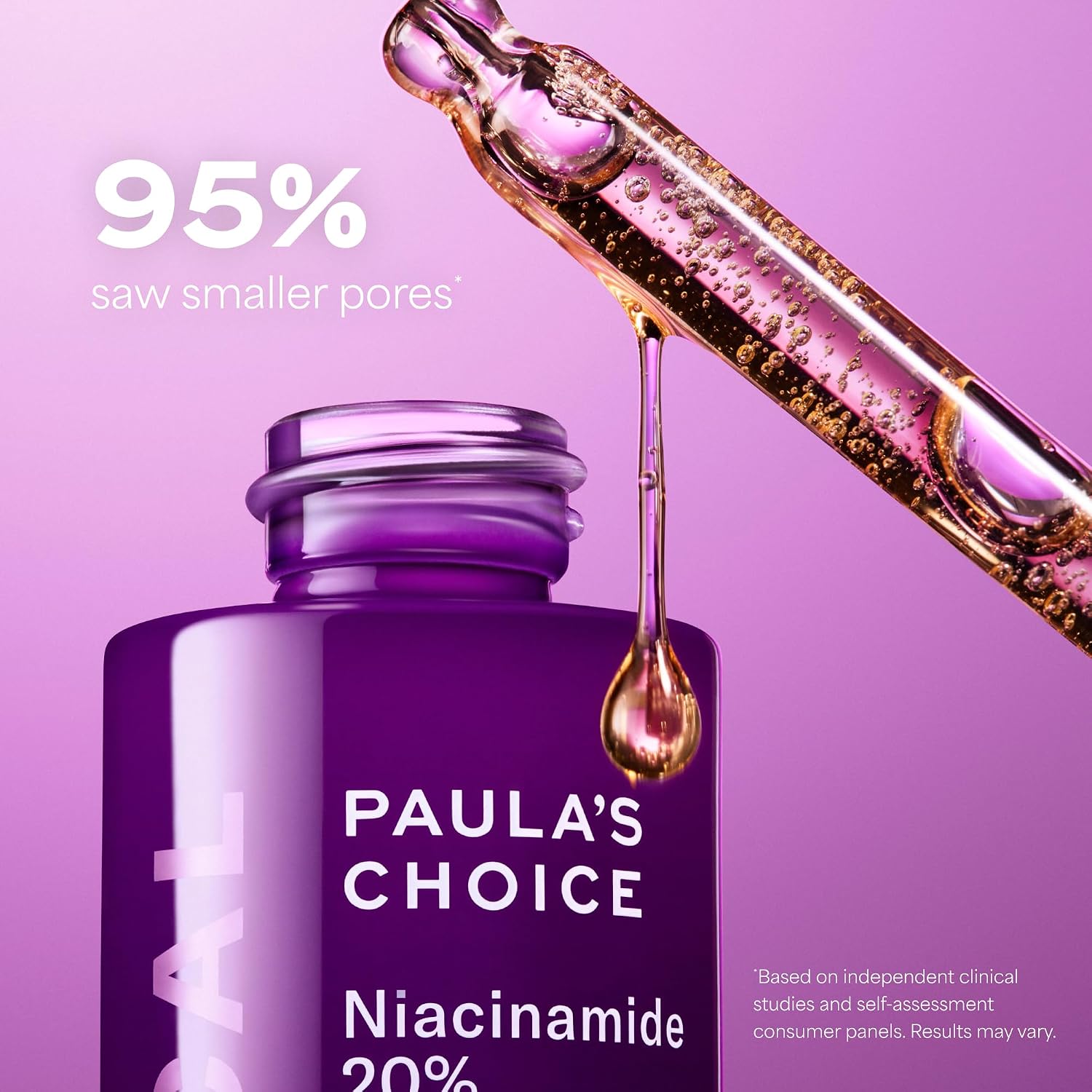 Paula'S Choice Clinical 20% Niacinamide Vitamin B3 Concentrated Face Serum, Anti-Aging Serum For Face, Treatment For Discoloration & Minimizing Large Pores, Fragrance-Free, 0.67Oz