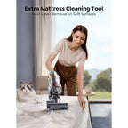 Cordless Vacuum Cleaner, 55Kpa 650W 70Mins Stick Vacuum Cleaners For Home With Motorized Bed Brush, Flexible Hose, Led Touchscreen, Auto Mode, Self-Standing & Wall Mount, For Pet Hair Carpet Floor