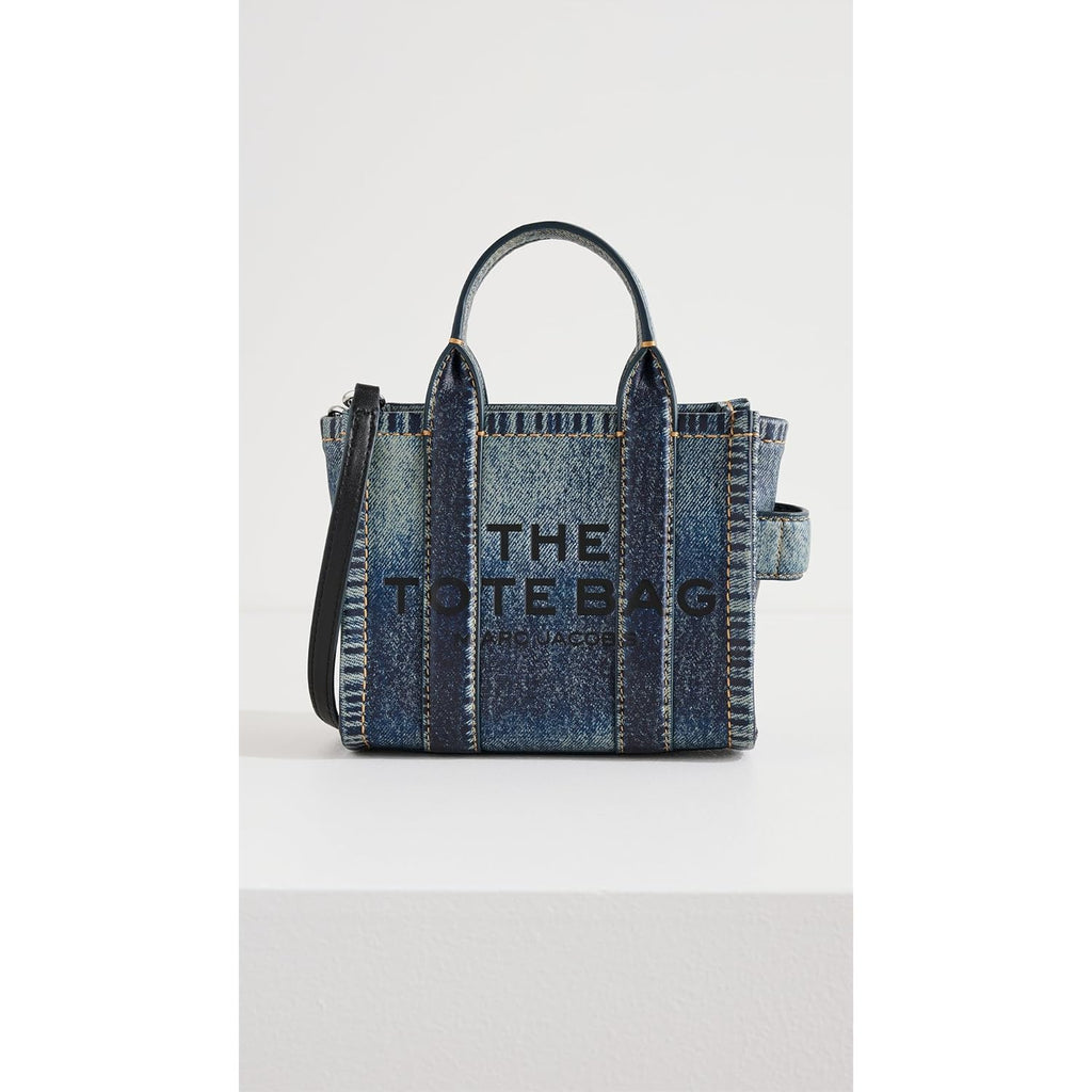 Marc Jacobs Women's The Denim Printed Leather Crossbody Tote Bag
