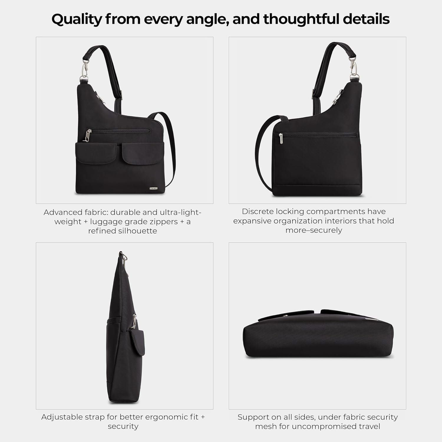 Travelon Anti-Theft Classic Crossbody Bag