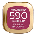 L'Oreal Paris Colour Riche Original Creamy, Hydrating Satin Lipstick with Argan Oil and Vitamin E, Blushing Berry , 1 Count