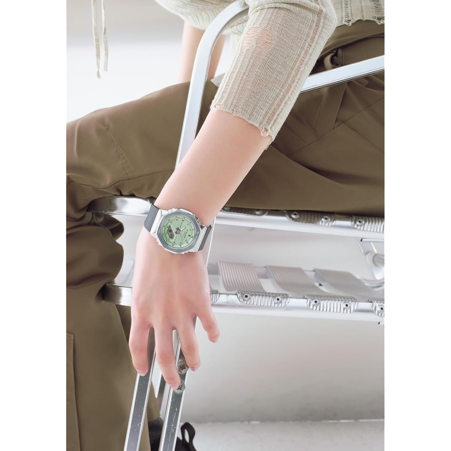 Casio Gm-S2110 Wristwatch, Metal Cover, Biomass Plastic