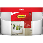 Command 10 Lb Large Organizing Caddy With 4 Strips, 9.91" X 3.38" X 5.15", Heavyweight Damage-Free Hanging For Organizing Cleaning Supplies, Closet, And Pantry