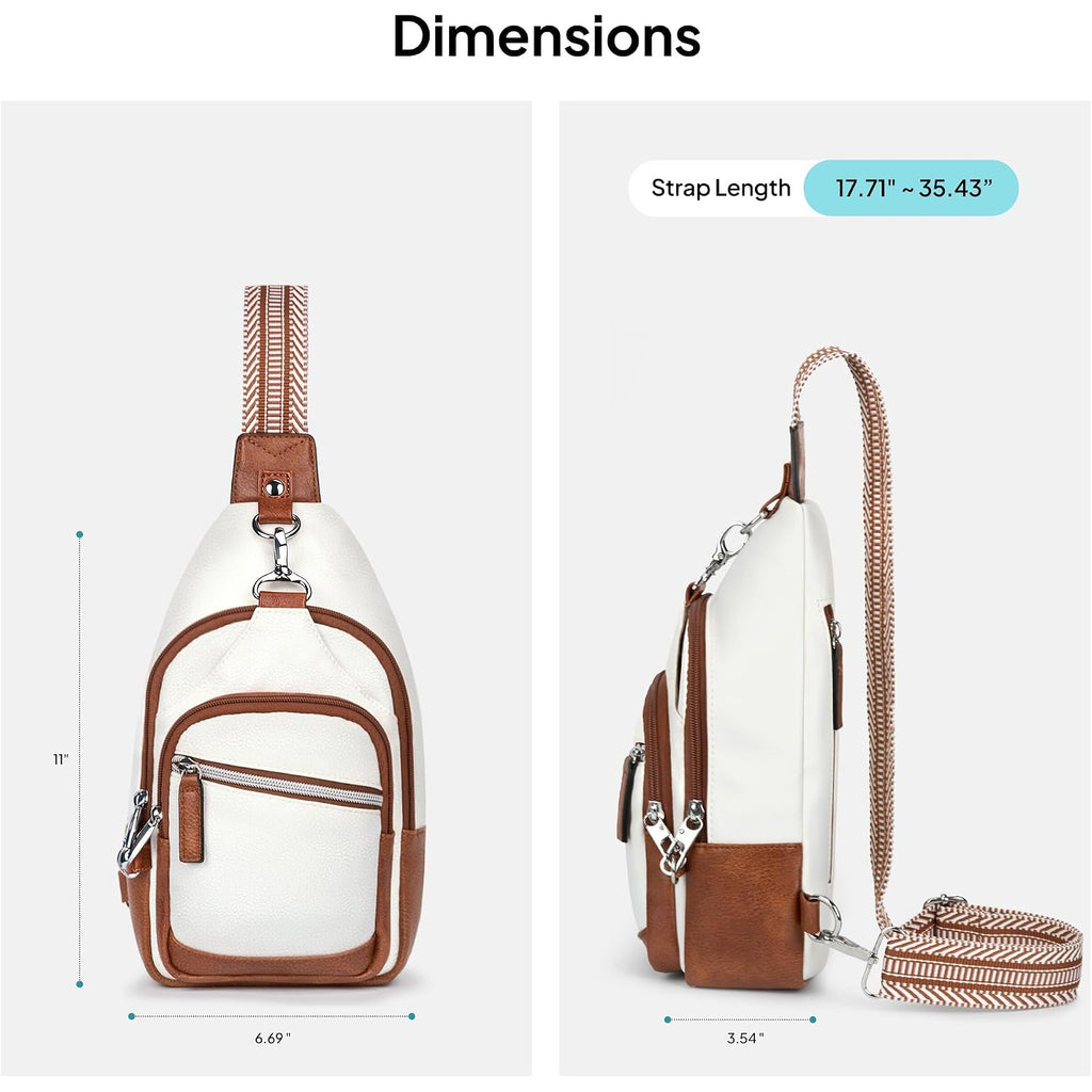 Sling Bag For Women, Anti-Theft Crossbody Bag With Rfid Blocking