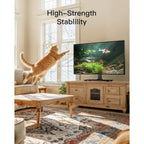 PERLESMITH Universal TV Stand Legs for 32-70 inch TVs, Table Top TV Stand up to 99 lbs, Height Adjustable Television TV Mount, Universal TV Base for Livingroom & Bedroom, VESA 400x400mm PSTVS04-N2