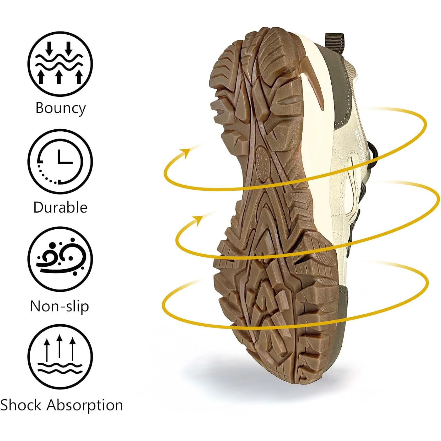 Cc-Los Women'S Lightweight Waterproof Hiking Shoes For Walking, Outdoor & Climbing Size 6-11.5