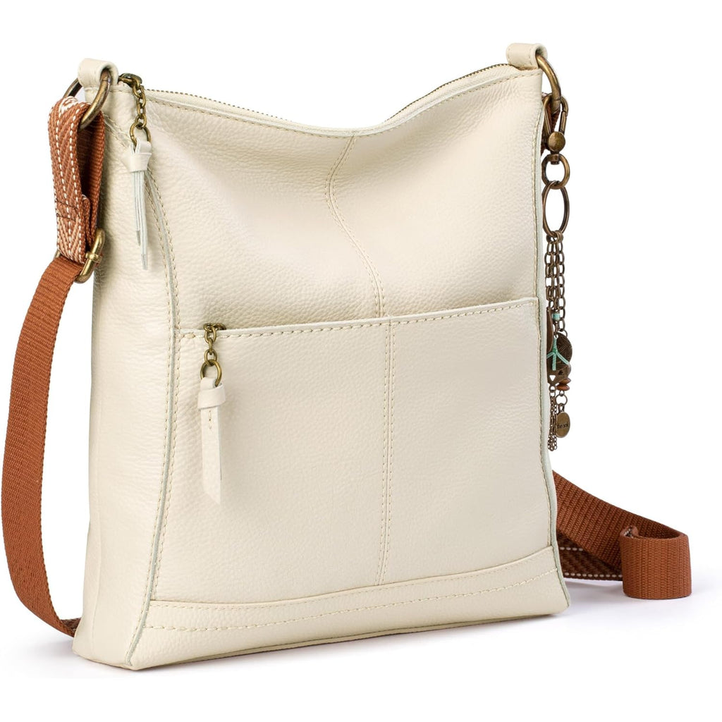 The Sak Lucia Leather Crossbody Purse - Premium Leather Women's Handbag for Everyday & Travel - Cross Body Bag With Zipper