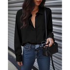 Zeagoo Womens Button Down Shirts Oversized Long Sleeve Floral Printed Blouses Casual Work Tops Drop Shoulder Outfit Clothes