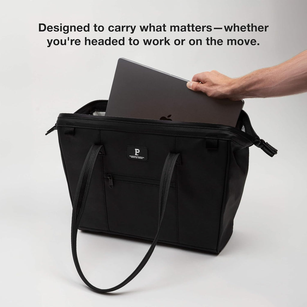 Portland Gear Cascade Tote Bag, Weatherproof Construction Travel Work Bag, Interior Organization Pockets, 20.5L