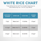Aroma® Rice Cooker, 2-Cup (Uncooked) / 4-Cup (Cooked), Steamer, Grain Cooker, Soup Maker, Oatmeal Cooker, Auto Keep Warm, 1 Qt, White, Arc-302-1Ng