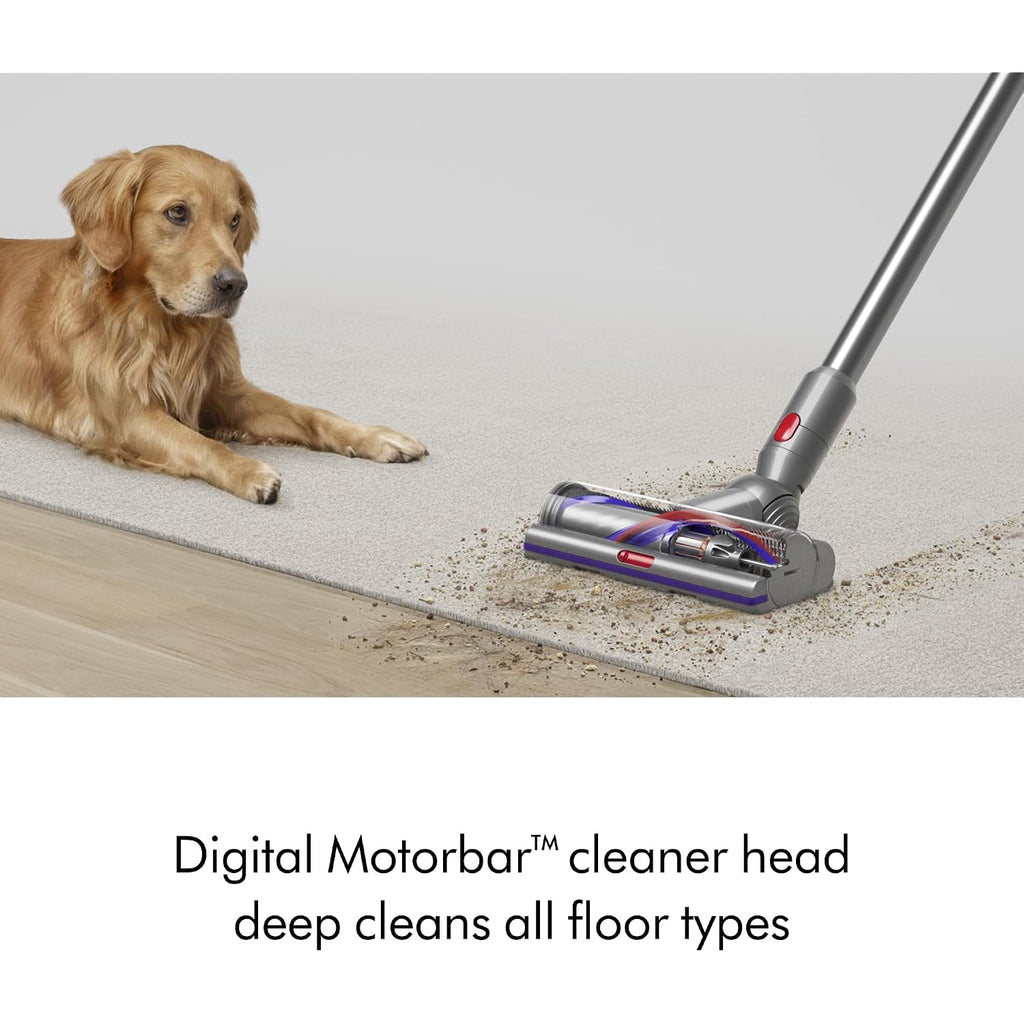Dyson V15 Detect Plus Cordless Vacuum, Illumination Reveals Dust, 240Aw, 3 Power Modes, Up To 60 Minutes,² Deep Cleans Hard Floors And Carpets, Detangles Pet Hair, Converts To Handheld