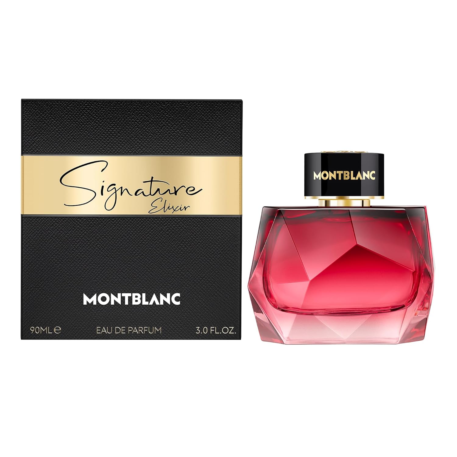 MONTBLANC - Signature Exlir Eau de Parfum - Women's Fragrance - Floral Ambery Vanilla - With notes of Red Orchid, Vanilla Absolue & Ambery Woods - 3.0 Fl Oz
