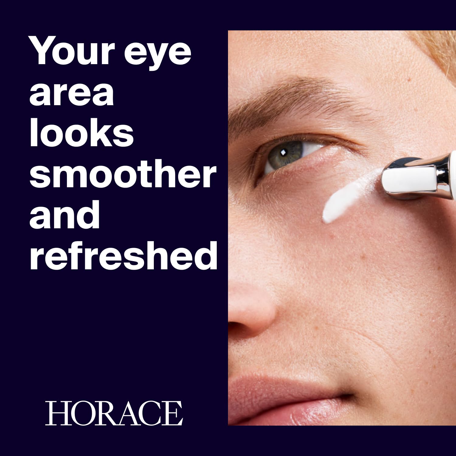 Horace Under-Eye Moisturizer For Men - Anti-Fatigue Eye Cream To Reduce Dark Circles And Puffiness - Hydrating & Smoothing Skincare Formula For All Skin Types - Unscented, 15Ml