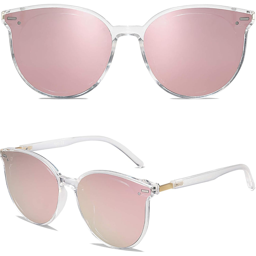 SOJOS Sunglasses Womens Trendy 2025 Classic Round Retro Vintage Shades Large Frame Sunnies SJ2067