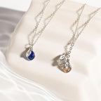 MignonandMignon Birthstone Necklace for Mom Grandma | Personalized Family Initial Necklace for Women | Grandkids Birthstone Jewelry Mothers Day Gift for Her