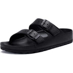 Kidmi Medium Arch Support Eva Beach Sandals For Women | Women'S Adjustable Buckle Straps Waterproof Pool Sandals, Comfortable Slip On Summer Slides For Home And Casual Walks