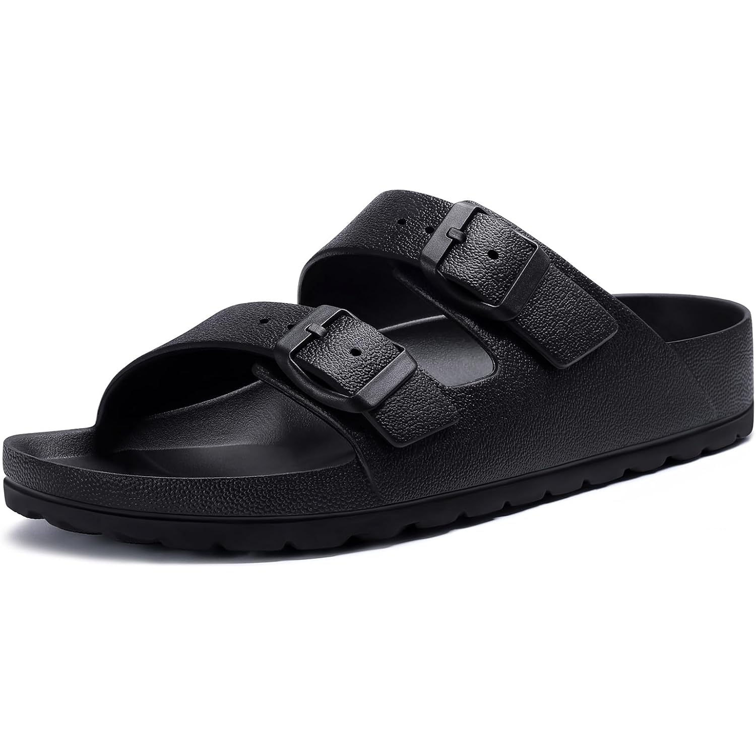Kidmi Medium Arch Support Eva Beach Sandals For Women | Women'S Adjustable Buckle Straps Waterproof Pool Sandals, Comfortable Slip On Summer Slides For Home And Casual Walks