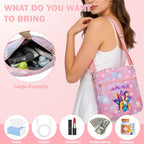 For Demon Hunters mini crossbody bag, For Korean idol,also a shoulder bag, features a cartoon pattern design. (khaki)