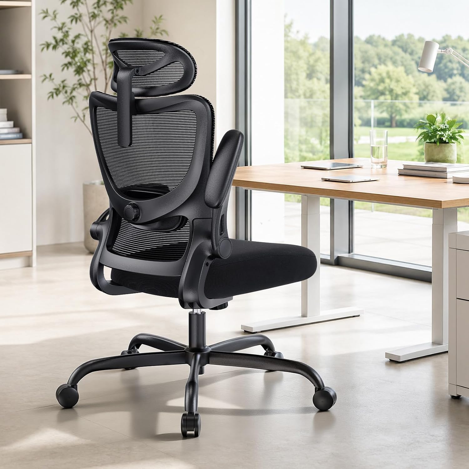 Huanuo Ergonomic Office Chair With 3D Armrests, Adjustable Lumbar Support