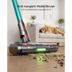 Cordless Vacuum Cleaner, 60Kpa 650W Stick Vacuum With Hurricane Mode, 70-Min Runtime, Anti-Tangle Brush, Self-Standing, Led Display, Cordless Vacuum For Pet Hair, Carpet & Hard Floor, Car