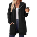 Zeagoo Women'S Zip Up Hoodies Long Tunic Sweatshirts Oversized Fleece Casual Long Sleeve 2026 Fall Hoodie Jacket Coat