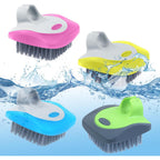 Aodaer 4 Pieces Vegetable Brush Potato Scrubber Brush Silicone Hard And Soft Side Fruit Cleaning Tools For Delicate Or Tough-Skinned Vegetables