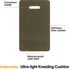 Fiskars 11" X 18" Garden Kneeling Pad, Foam Knee Cushion With Handle, Green