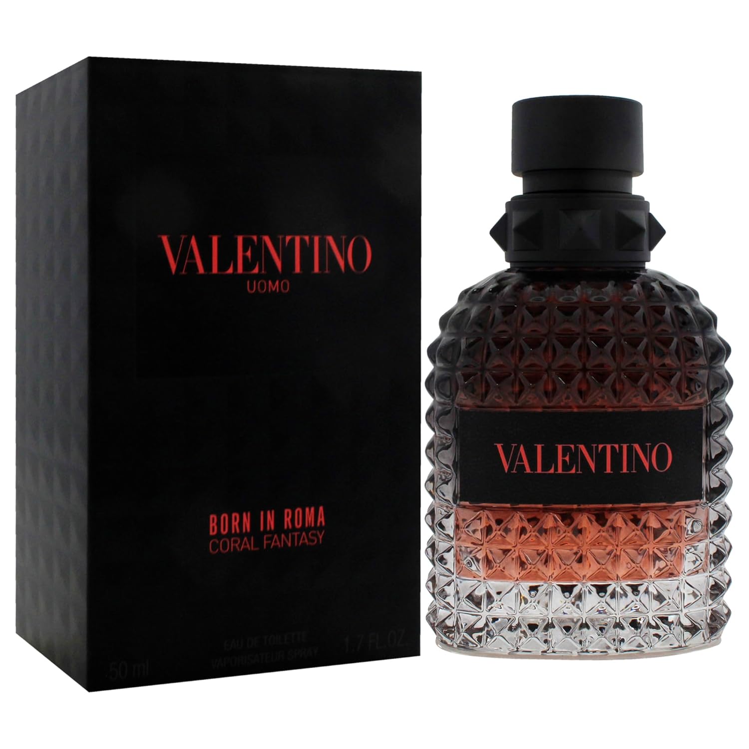 Valentino Uomo Born In Roma Coral Fantasy for Men - 1.7 oz EDT Spray | Uomo, Born In Roma, Coral Fantasy, for Men