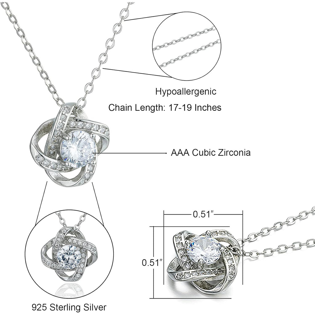 AnotherKiss Generations Necklace for Great Grandmother Gifts, Sterling Silver Necklace Grandma Mom Daughter Granddaughter, Mothers Day Jewelry Birthday Gift Ideas