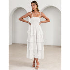 Simplee Womens Summer Strapless Maxi Dress 2026 Boho Floral Off Shoulder Wedding Guest Dresses Tiered Beach Long Sundress