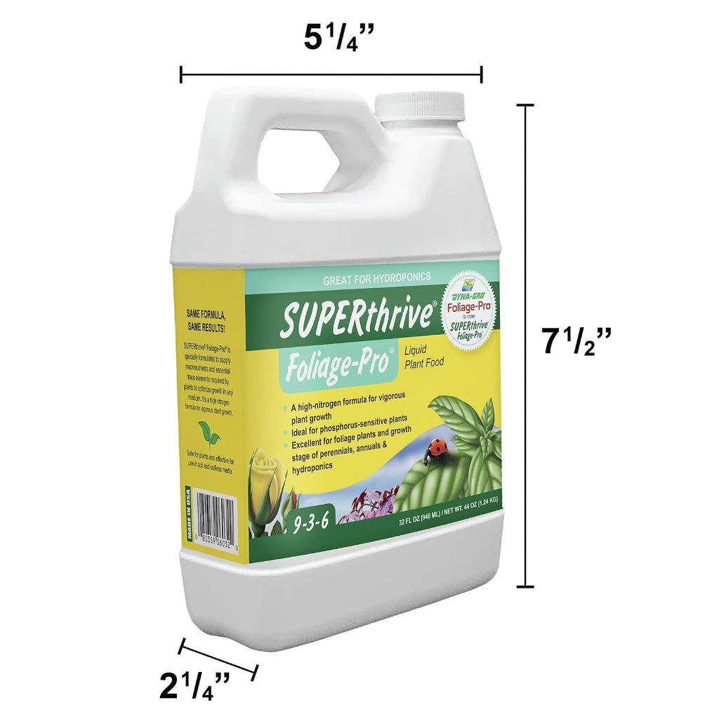 Dyna Gro Foliage Pro 32Oz 1 Quart Liquid Plant Dyna Gro Fertilizer Bloom Grow
