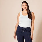Women's Slim-Fit Scoop Neck Tank Top, Pack of 2